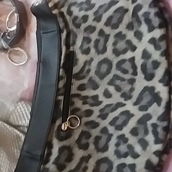 Miche demi base  golden bronze shell leopard shell long crossbody strap+braided - Picture 15 of 16